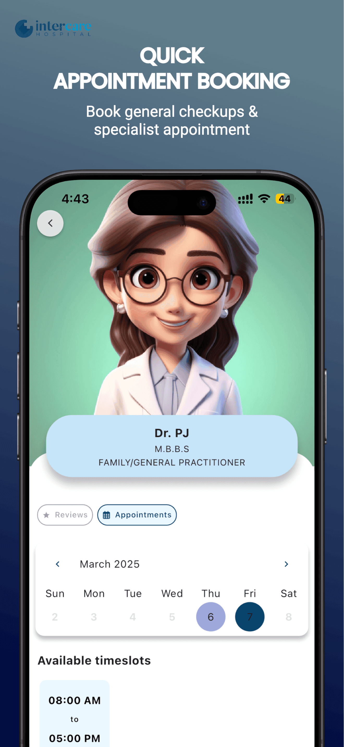 Intercare Hospital mobile screenshot 3